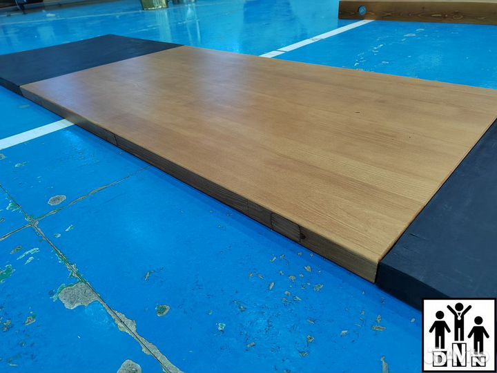 Помост для становой тяги компактный с морением DNN