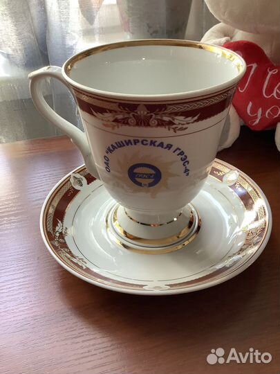 Чашка с блюдцем, Дулево