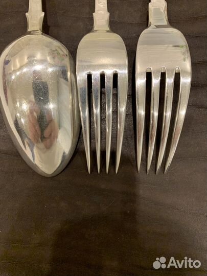 Столовые приборы серебро 84 пробы