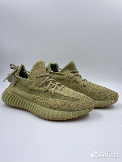 Adidas Yeezy Boost 350 Sulfur зеленые