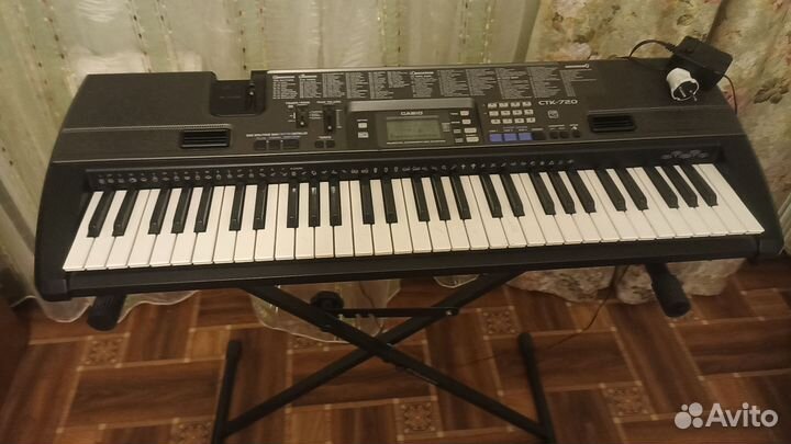 Синтезатор casio ctk 720 + подставка