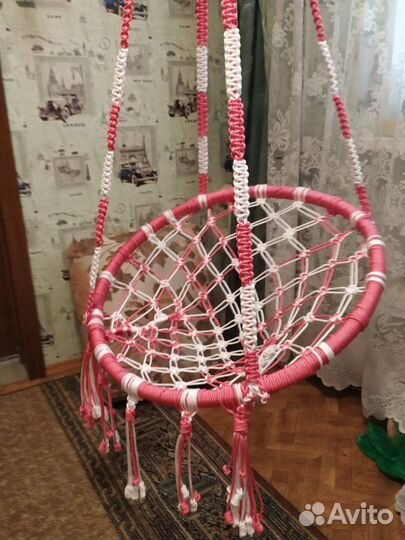 Подвесное кресло - гамак - качели - макраме