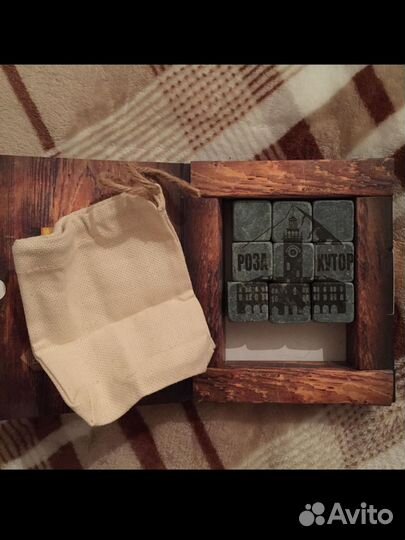 Камни для виски (вечный лед- стеатит)