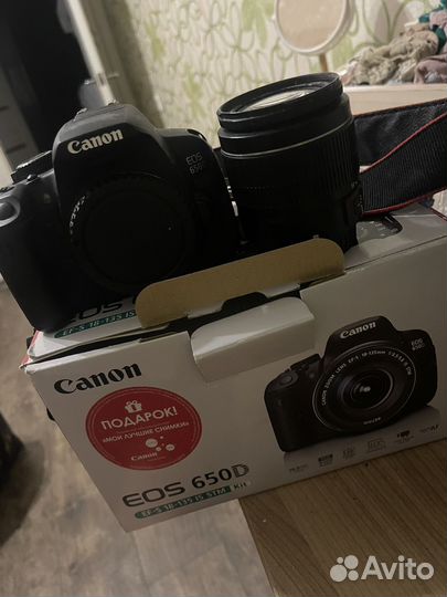 Зеркальный фотоаппарат canon 650d