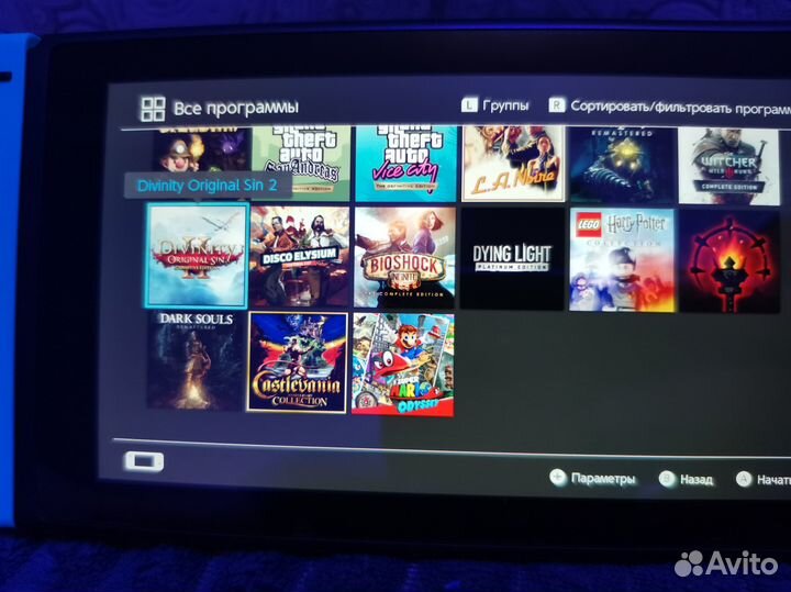 Прошитая чипом Nintendo switch rev.2 +чехол