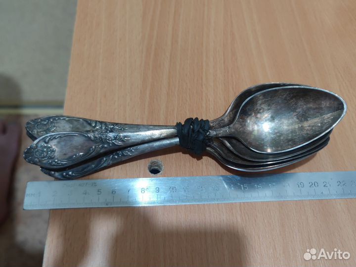 Мельхиоровые Ложки Вилки Ножи Половник СССР