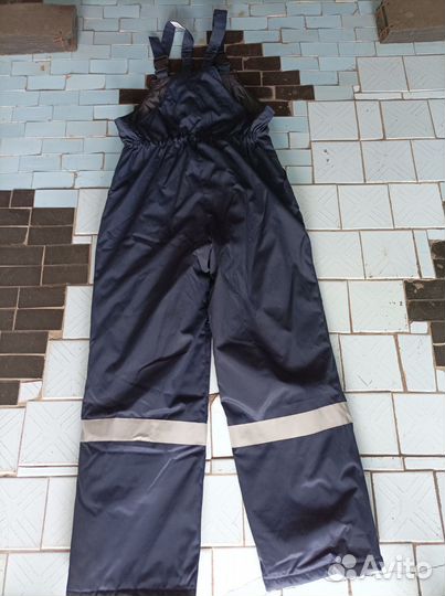 Полукомбинезон рабочий, зимний, новый, р. 56
