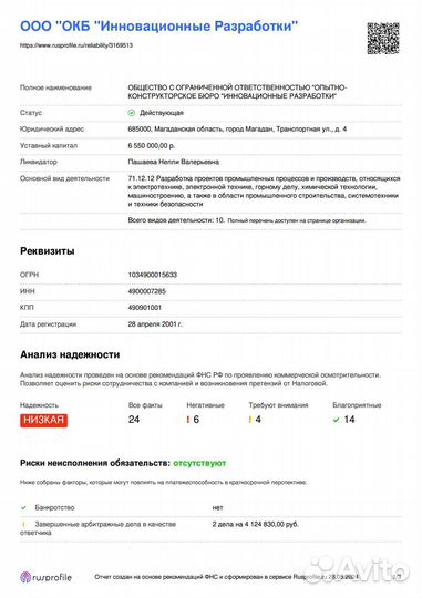 47,08 % доли в уставном капитале ООО «Опытно- конс