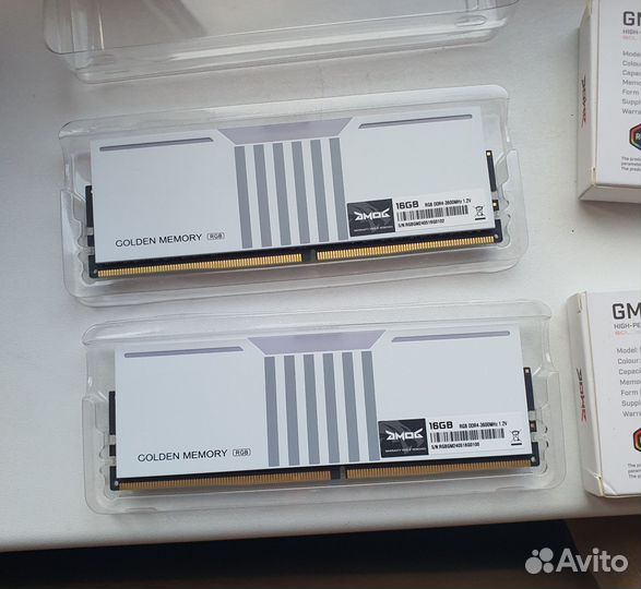 Оперативная память ddr4 gmog rgb 32 gb 3600