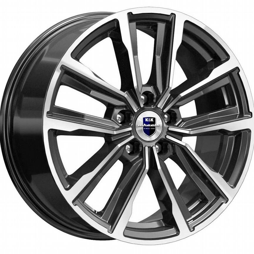 Диски K&K Лацио 7.5x17 5x108 ET35 D67.1 Алмаз черный