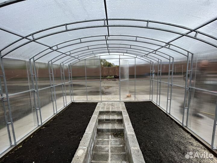 Теплица 3 на 4 двойной каркас