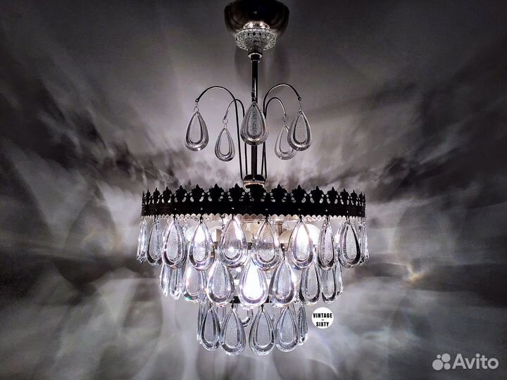 Люстра хрустальная СССР 80-е гг