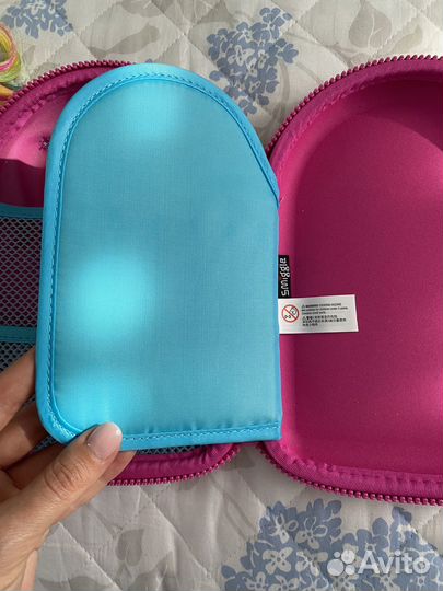 Пенал Smiggle с куколкой каркасный красочный