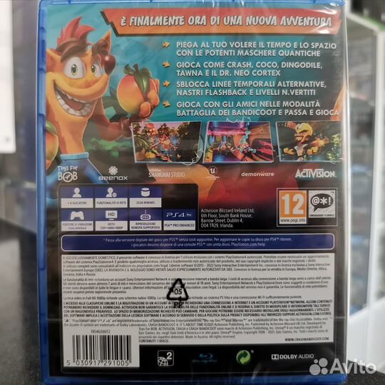 Crash Bandicoot 4 PS4 (новый)
