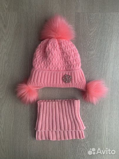 Комплект шапка, хомут