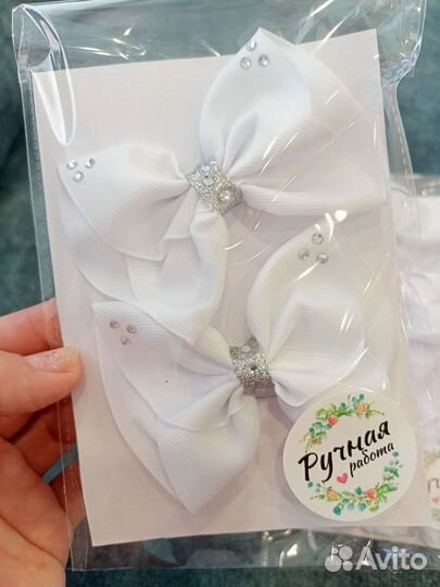 Заколки, банты на резинках