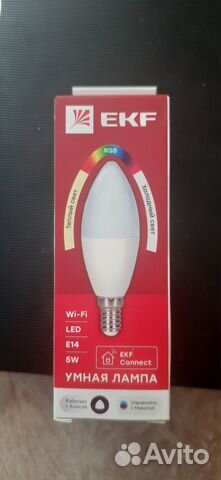 Умная лампочка EKF E14 5W
