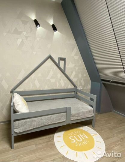 Массив Берёзы кровать домик - мульти