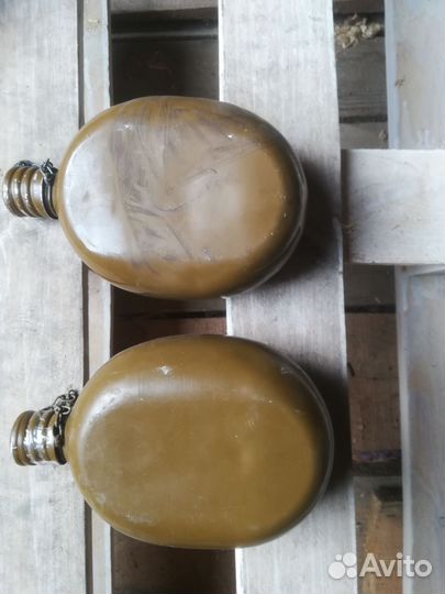 Фляжка армейская, алюминиевая