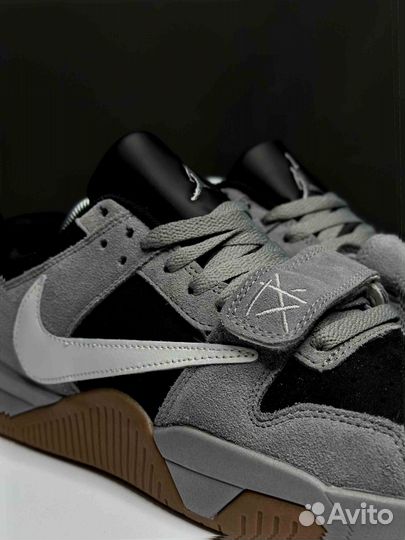 Кроссовки Nike Air Jordan 1 Retro Travis Scott grey