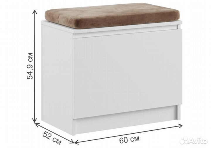 Мебель для спальни Мадера белый эггер