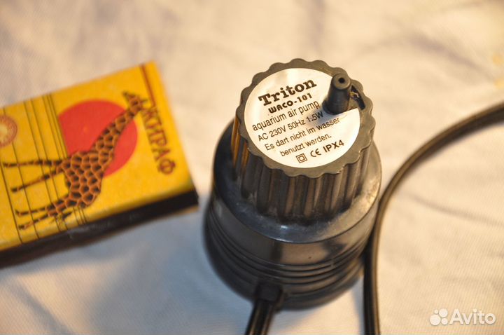 Воздушный насос для аквариума б/у