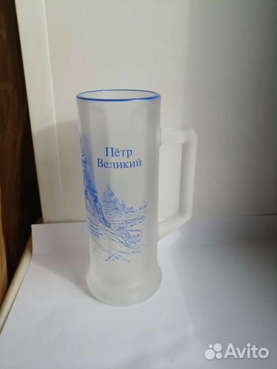 Редкая Пивная кружка Bockling 0,3 л Пётр Великий
