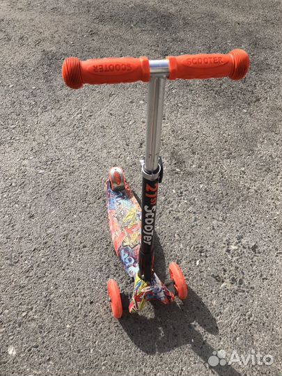 Самокат трёх-четырёх колёсный 3-7 лет