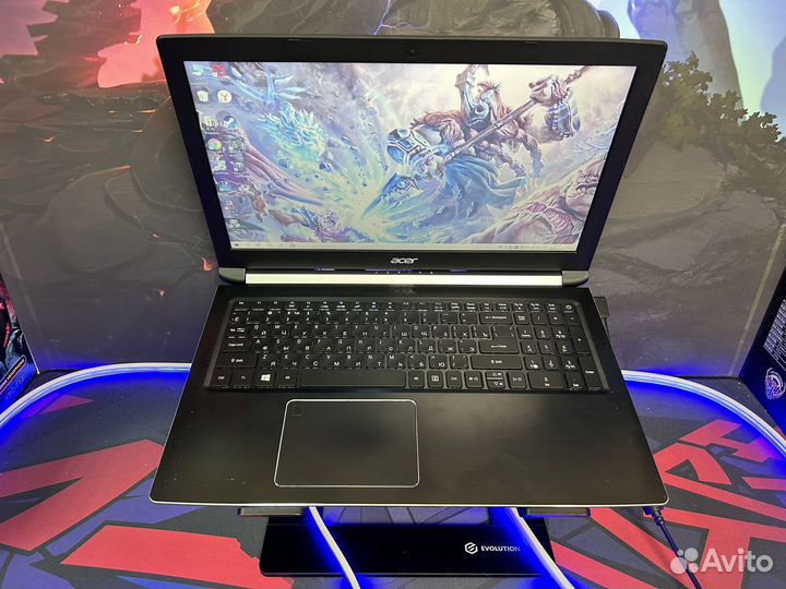 Игровой ноутбук Acer i5 GTX 1050 20GB озу SSD