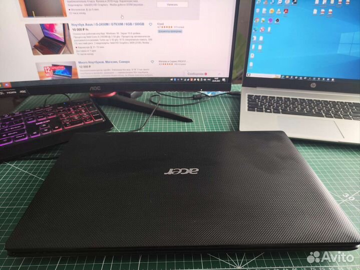 Ноутбук acer i5 m480/8гб озу/gtx540m/SSD320гб