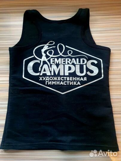 Майки 3 шт и комбинезон для гимнастики 140см пакет