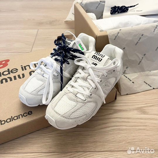 Кроссовки New Balance X Miu Miu 530 SL White
