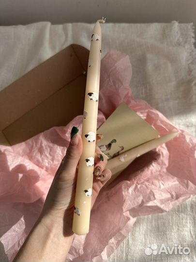 Свеча расписная