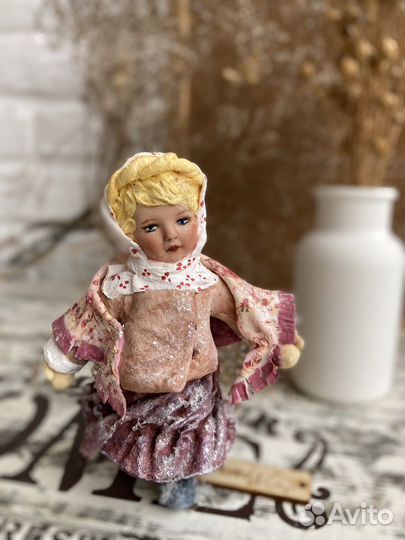 Ватные елочные игрушки