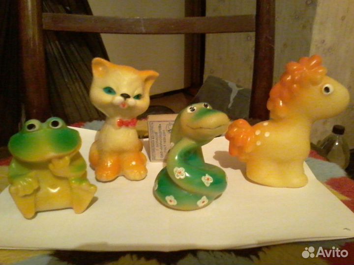 Игрушки - пищалки эпохи СССР