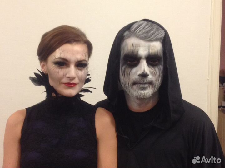 Грим на хэллоуин