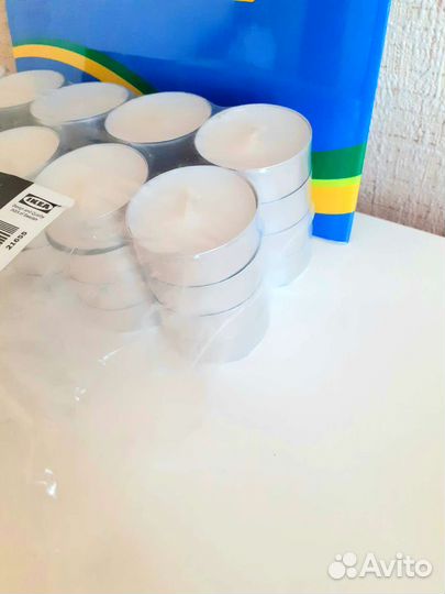 Свечи IKEA glimma икеа остаток 40 шт