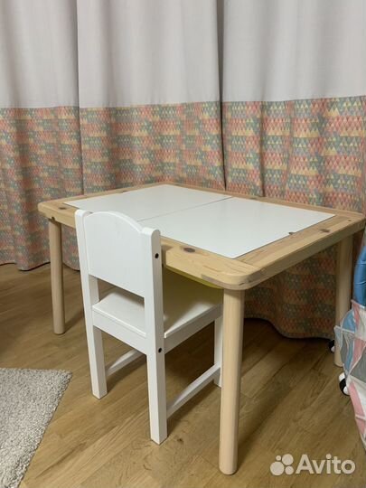 Стол и стул детский Икеа IKEA