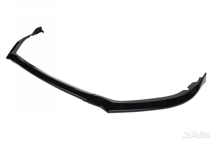 Губа бампера Subaru legacy 2015-17 черный глянец