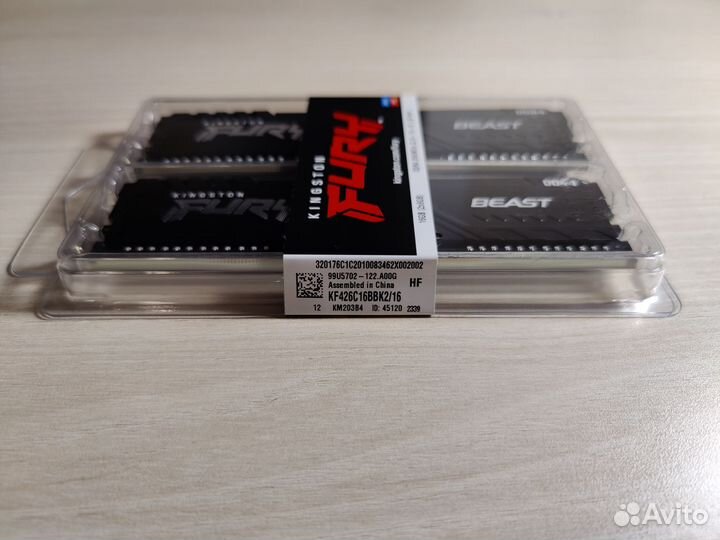 Оперативная память Kingston DDR4 16Gb 2666(новая)
