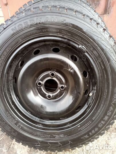 Зимняя резина на дисках r15