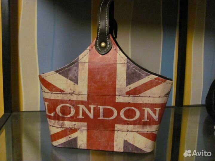 Корзинка с Британским флагом новая