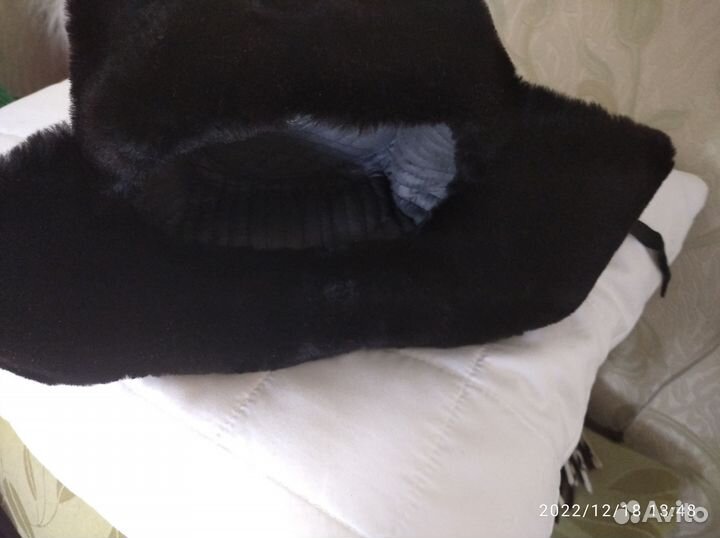 Продам шапку ушанку кожаную