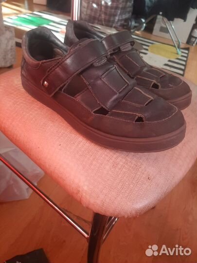 Туфли на мальчика 39 р. Натуральная кожа