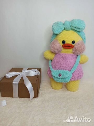 Мягкие игрушки.Утка Лалафанфан. Подарок. Плюшевые