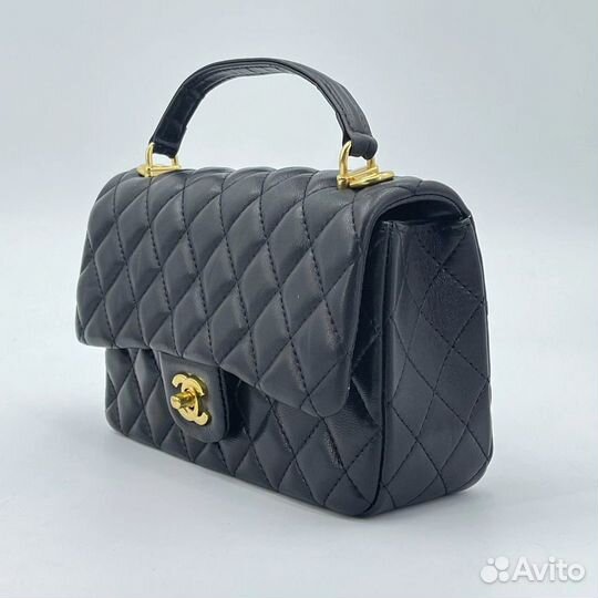 Сумка Chanel 2.55 classic flap с ручкой сверху