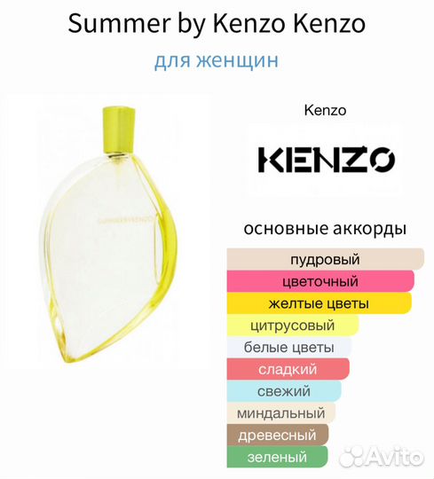 Summer by Kenzo Kenzo 10 мл