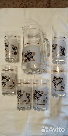 Набор кувшин и стаканы,стаканы
