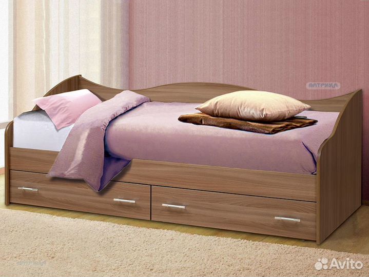 Кровать софа с ящиками. Цвет на выбор