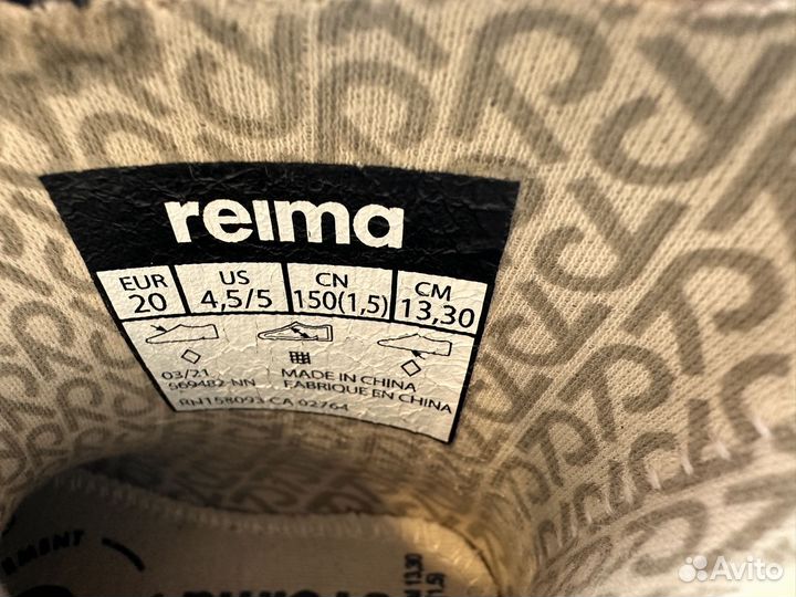 Детские сапоги резиновые Reima